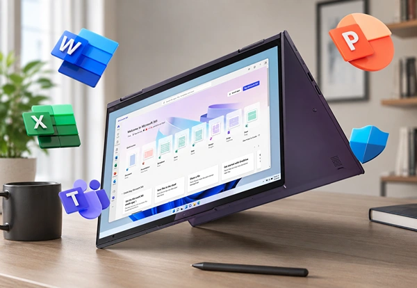 MS Office Course Thumbnail with bg